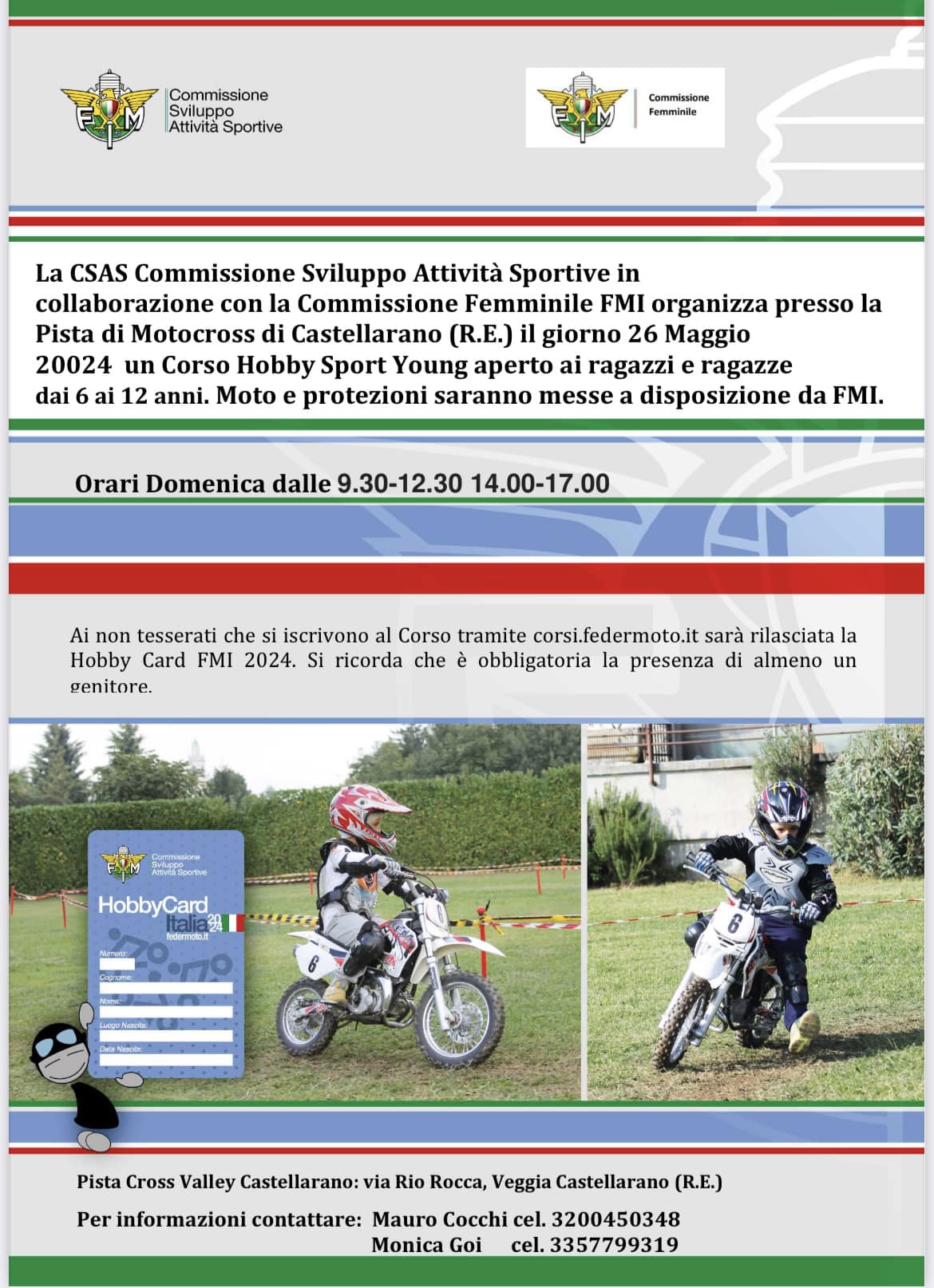 Locandina Hobby Sport Castellarano 25-26 maggio