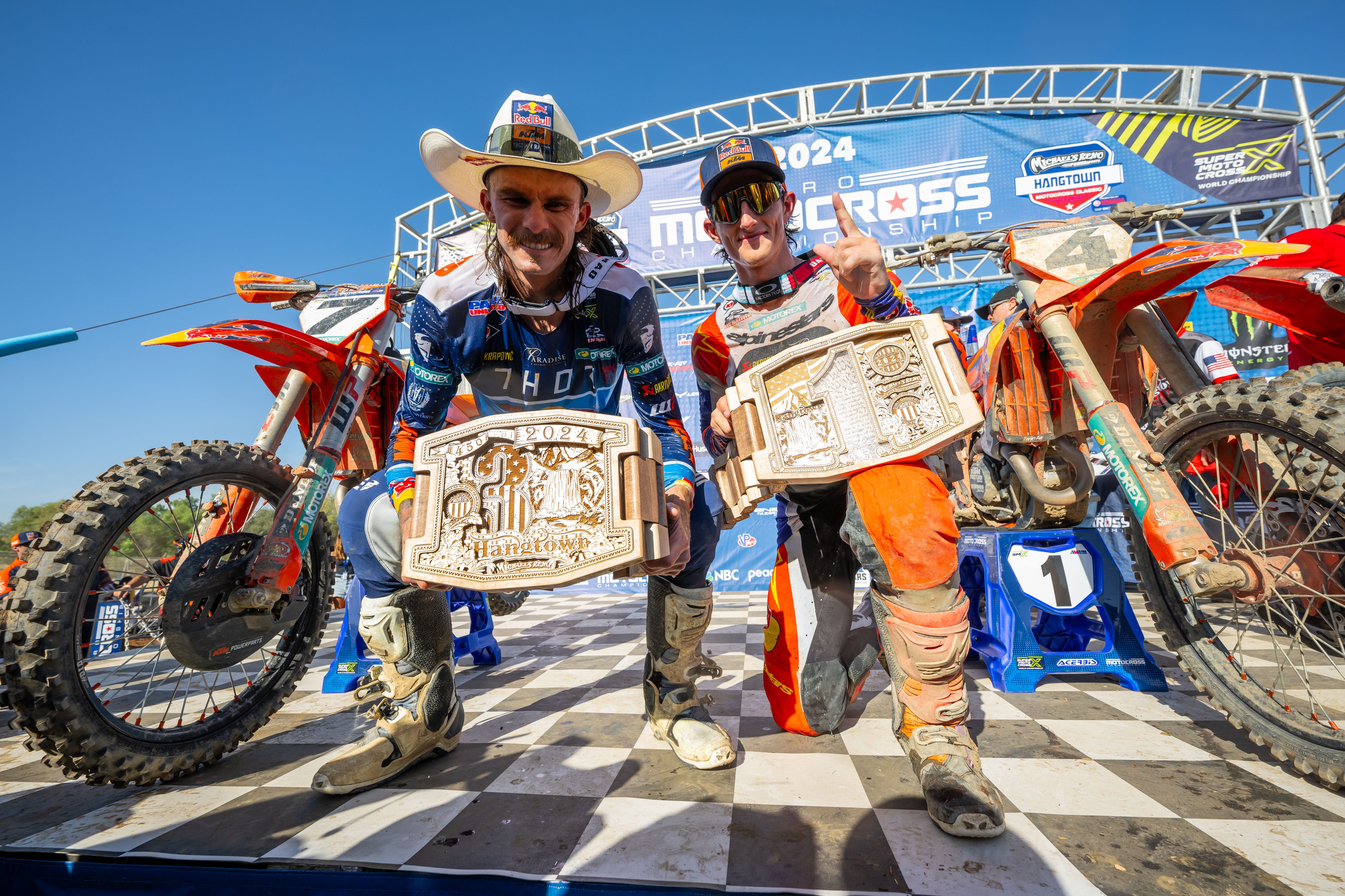 Sexton Plessinger Ama National Hangtown podio