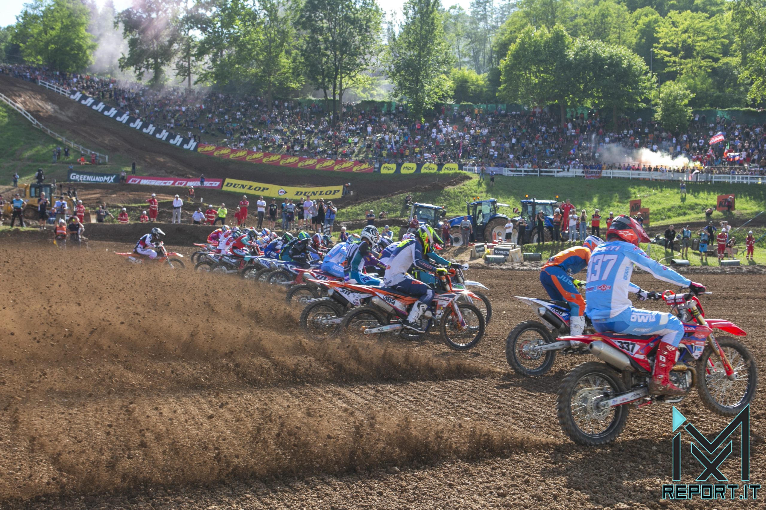 partenza MXGP d'Italia Maggiora 2024