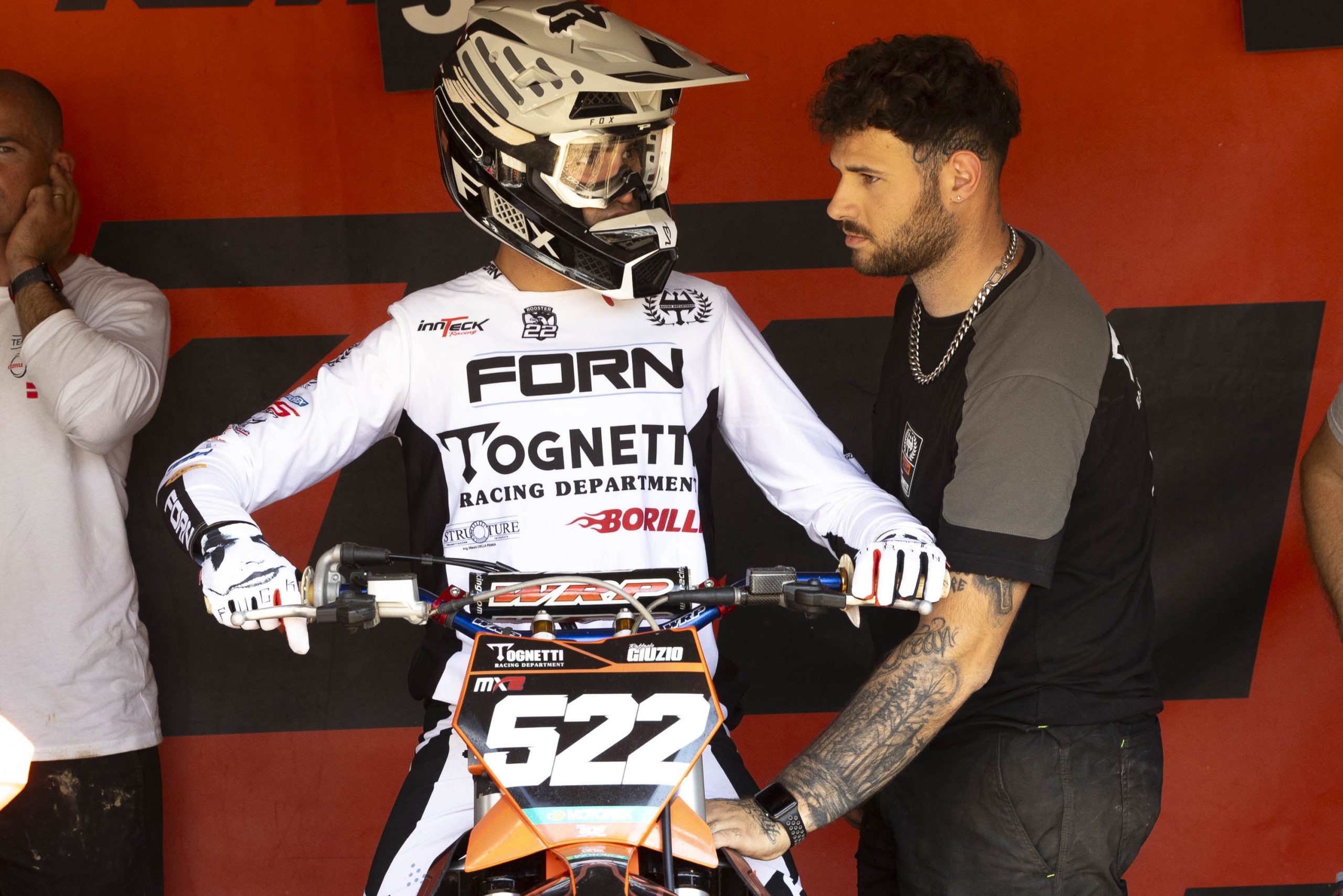 Raffaele Giuzio a Maggiora nel GP d'Italia MX2