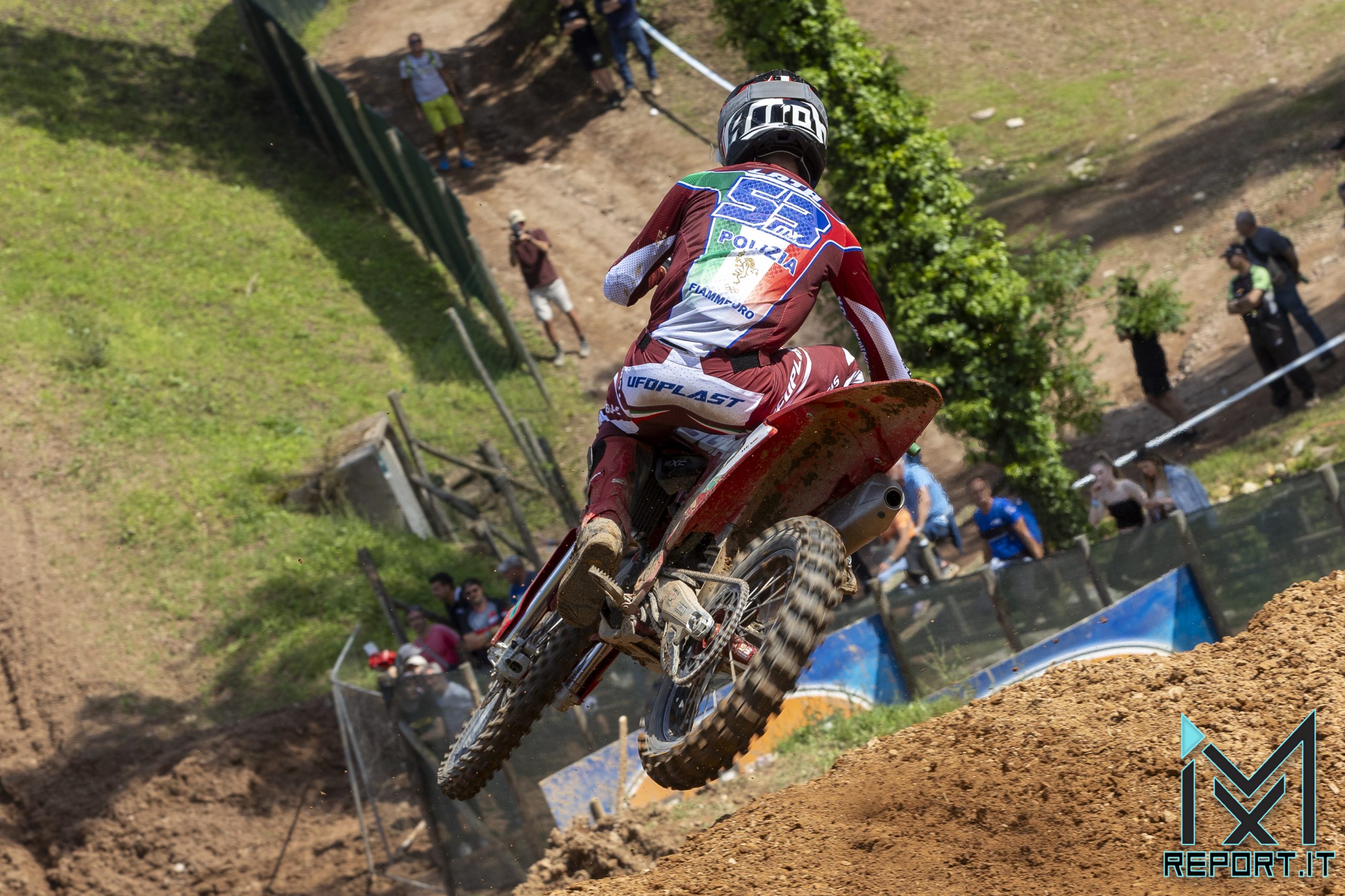 Valerio Lata #53 al primo podio in carriera in MX2 a Maggiora