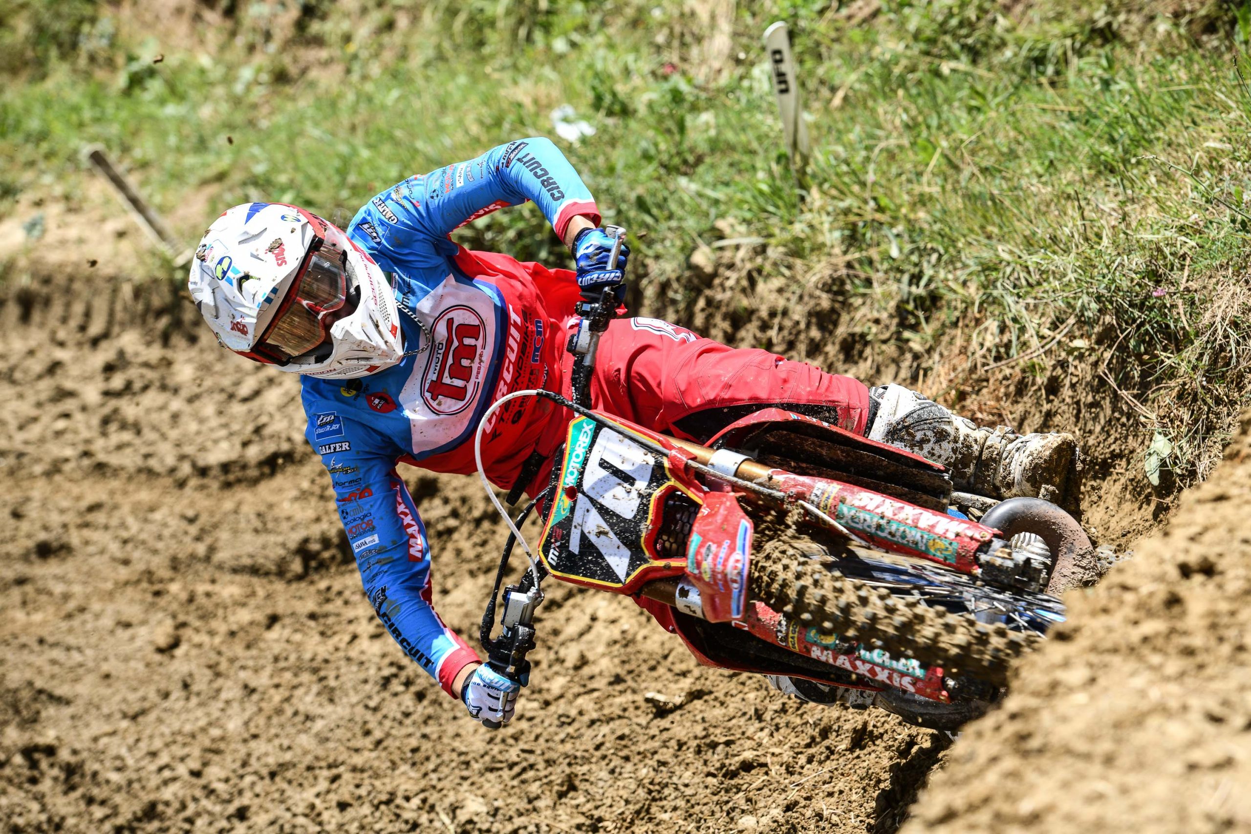 Brando Rispoli in azione a Ponte a Egola