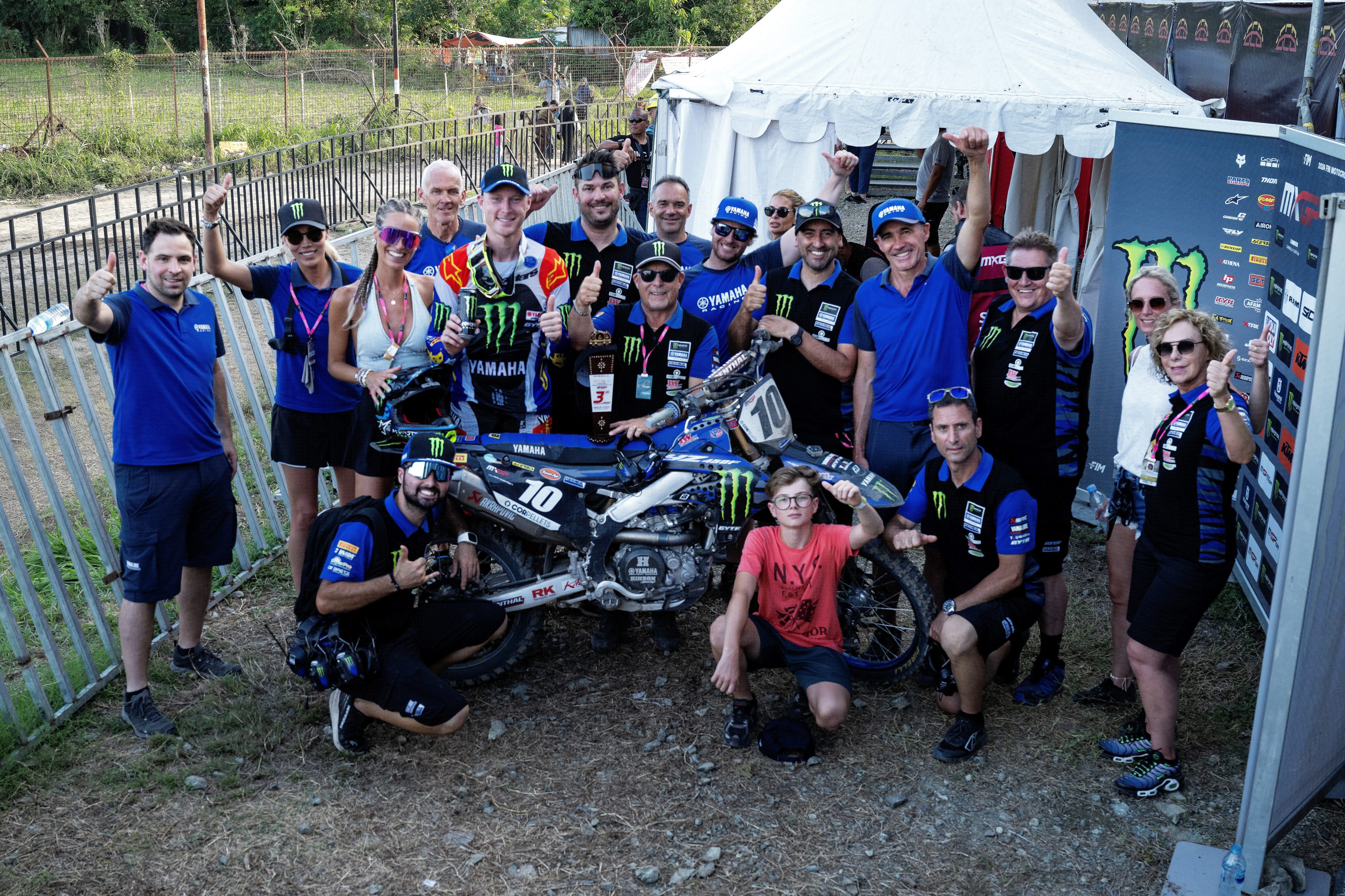 YAMAHA FACTORY MXGP TEAM GP LOMBOK INDONESIA