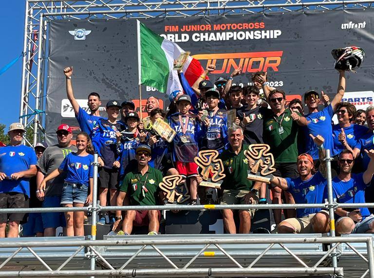 podio mxjunior italia romania 2023