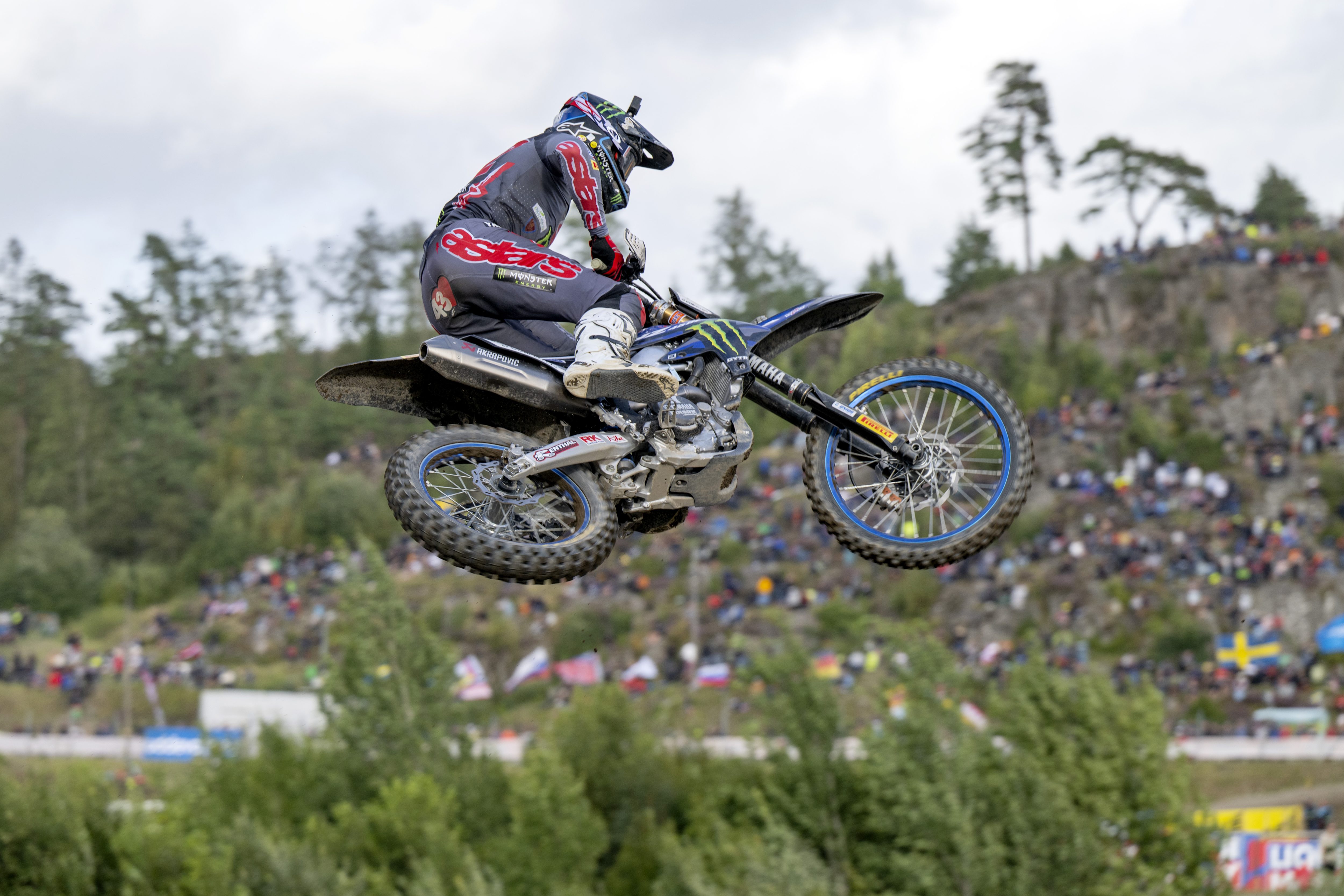 Andrea Bonacorsi ha vissuto un weekend difficile a Uddevalla nel suo primo GP in MXGP su questa pista