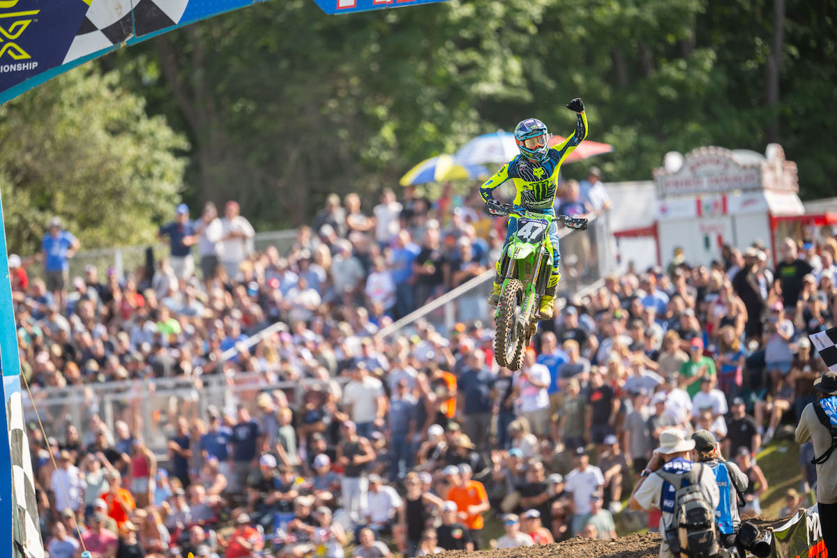 Levi Kitchen ha vinto l'assoluta 250 a Unadilla