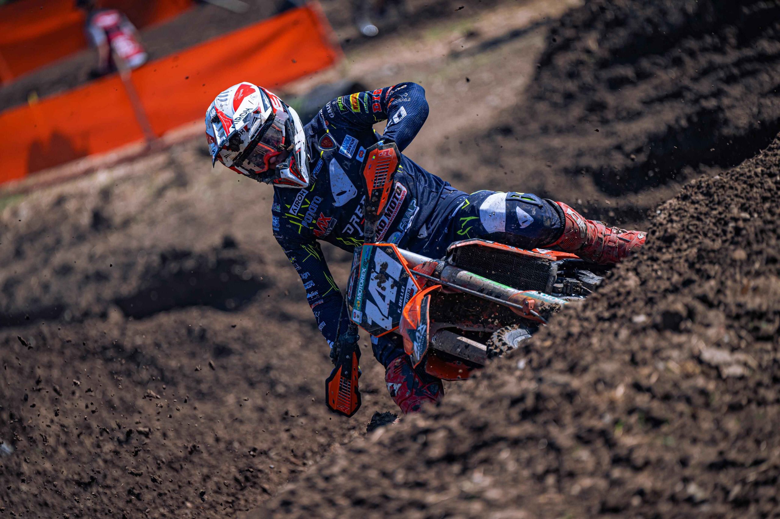 Francesco Bellei sul podio nel GP di Svizzera EMX125