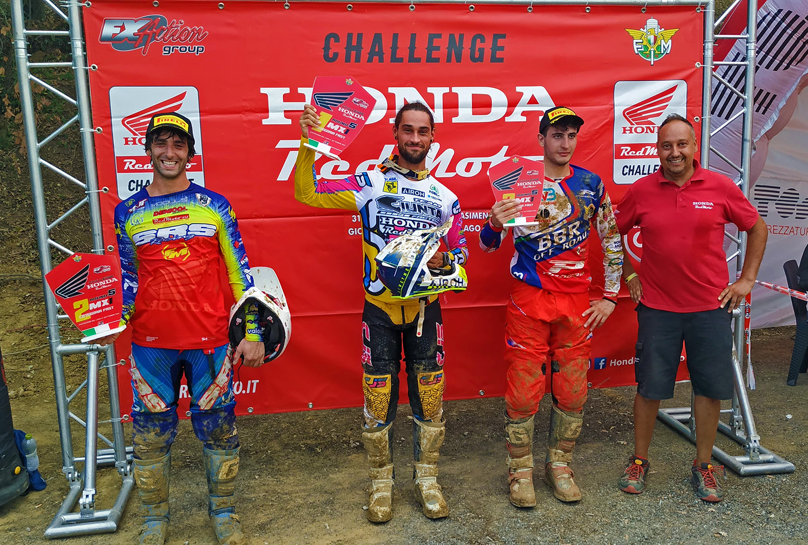 Podio-Mx1 challenge Redmoto Castiglione del Lago