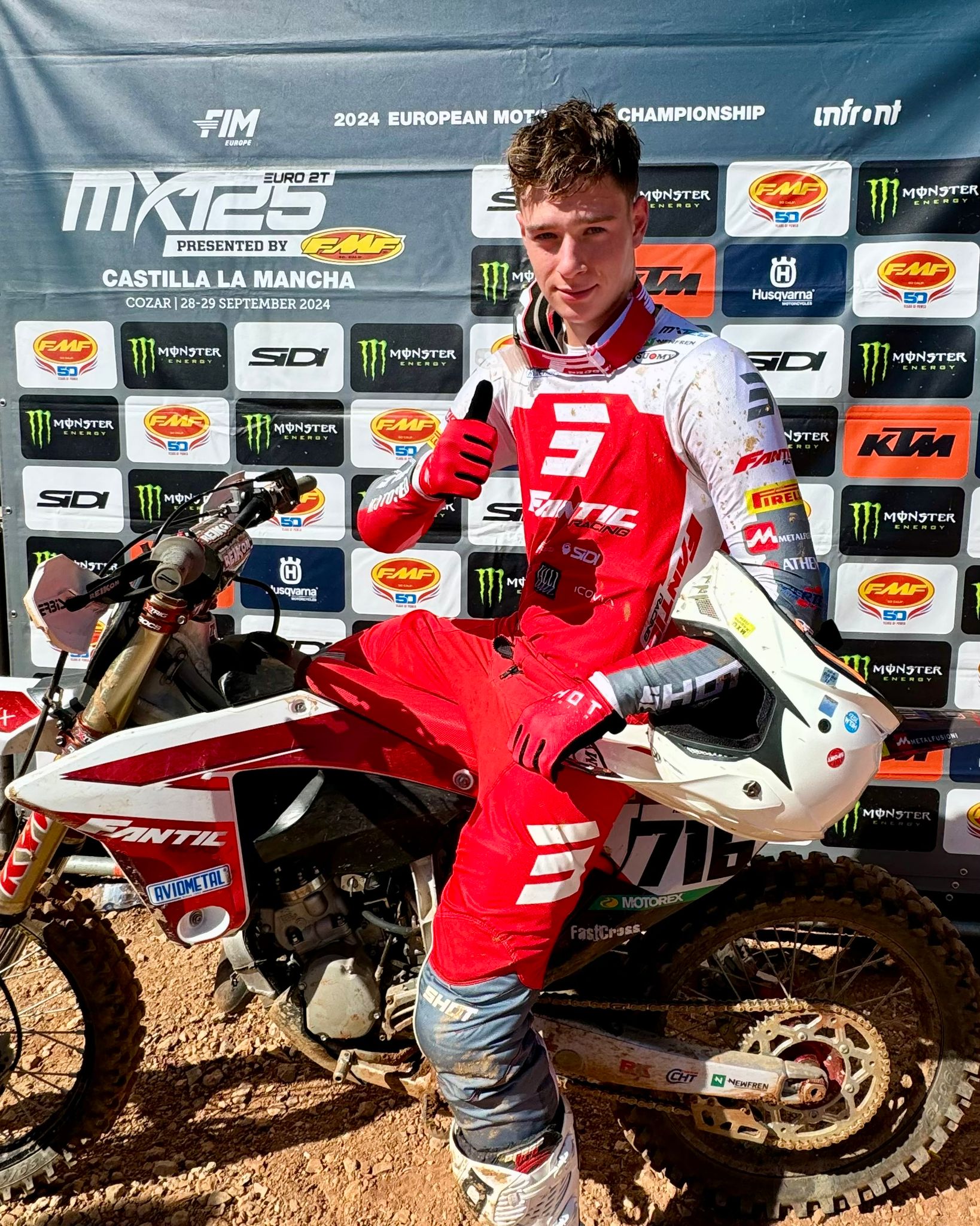 Noel Zanocz EMX125 GP Castilla la Mancha Cozar