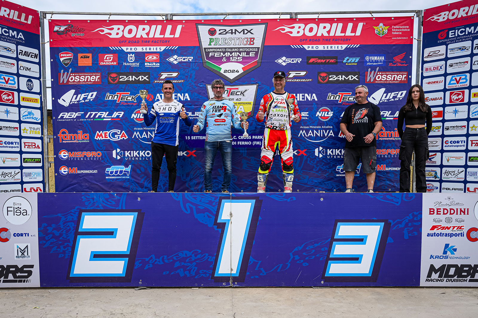 Podio Superveteran Mx1 - ph. Matteo Buccarini