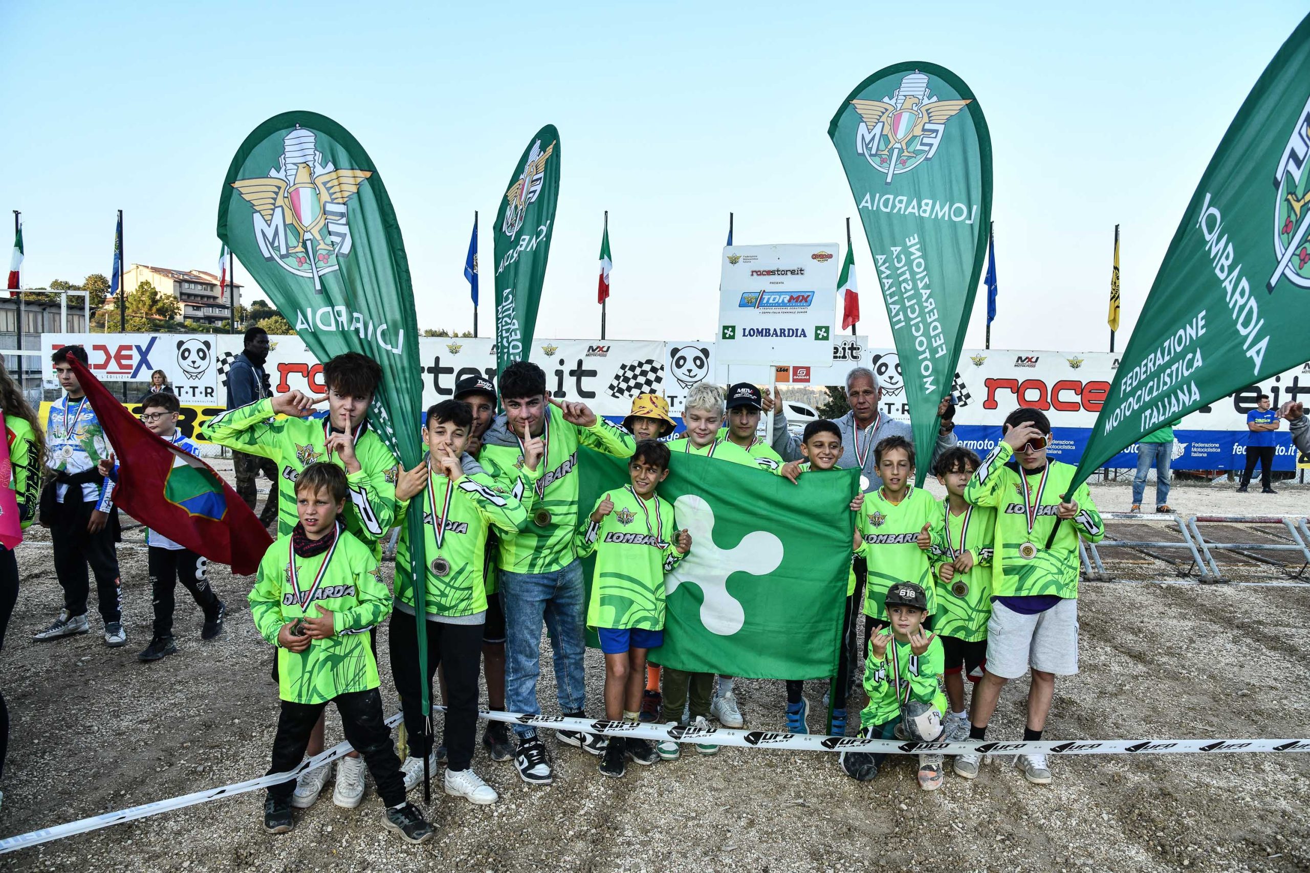 la squadra della Lombardia con il nostro Assini