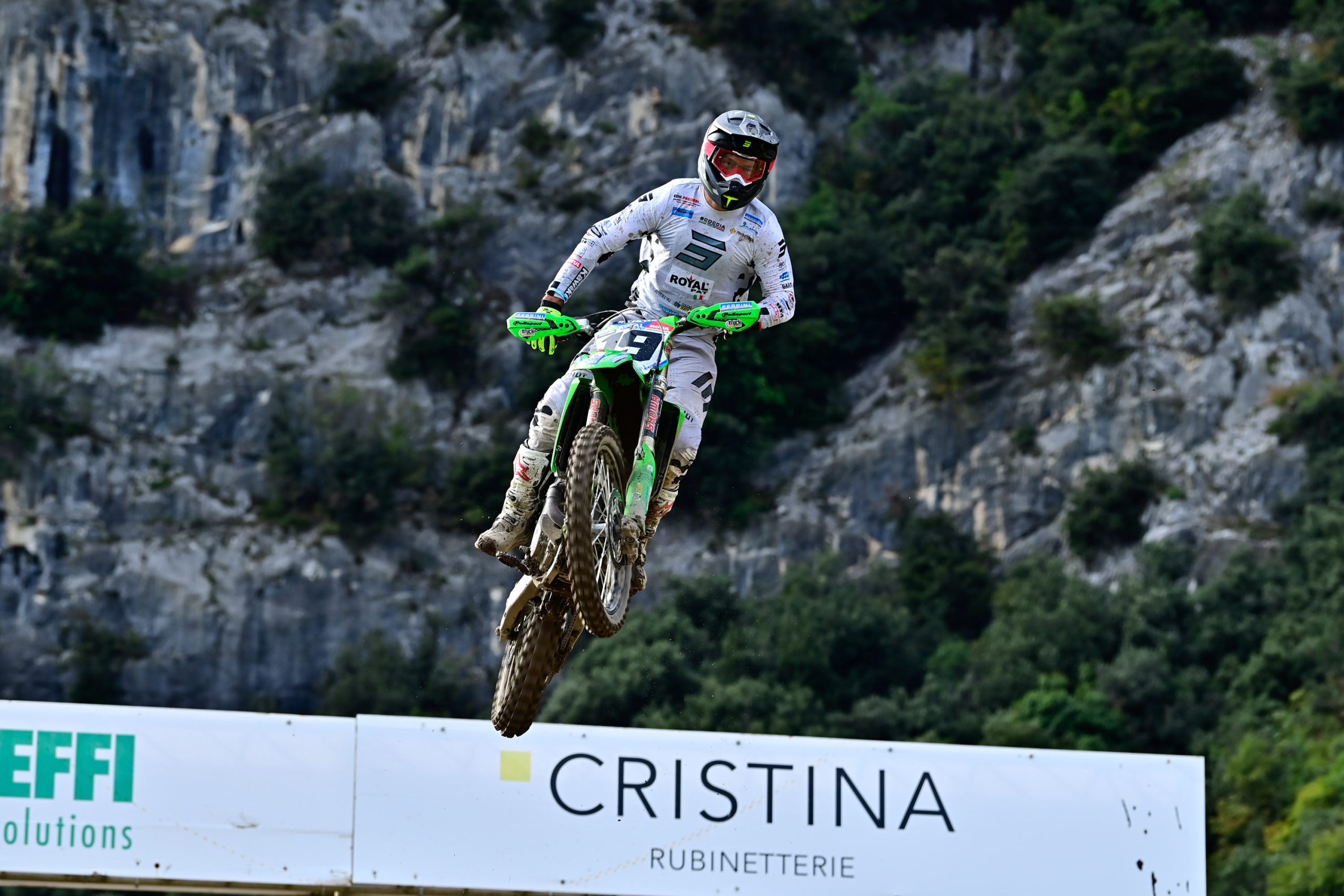 David Philippaerts in volo al Ciclamino di Arco