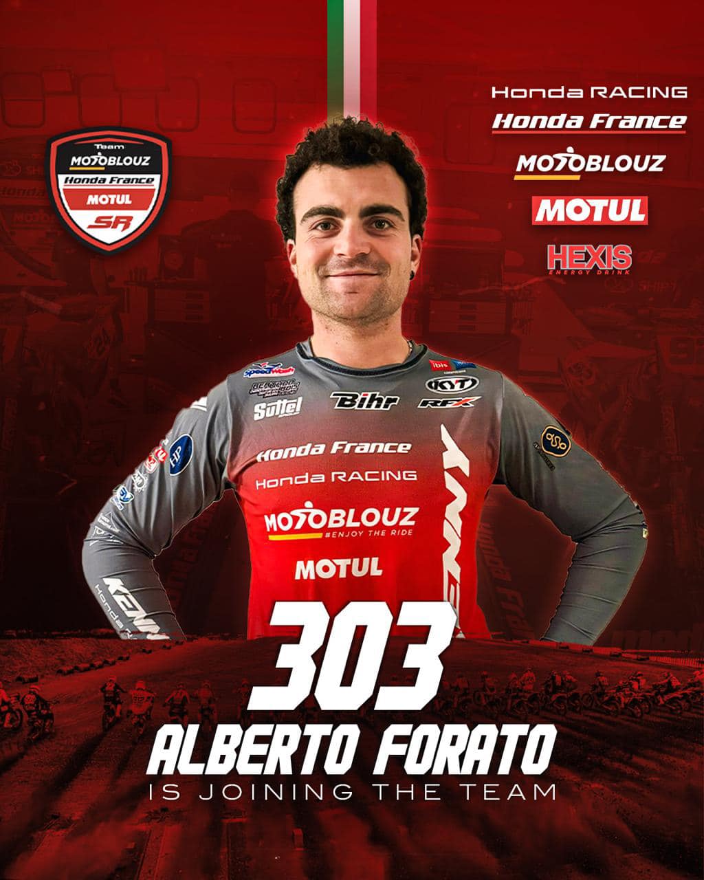 Alberto Forato team SR Honda 2025