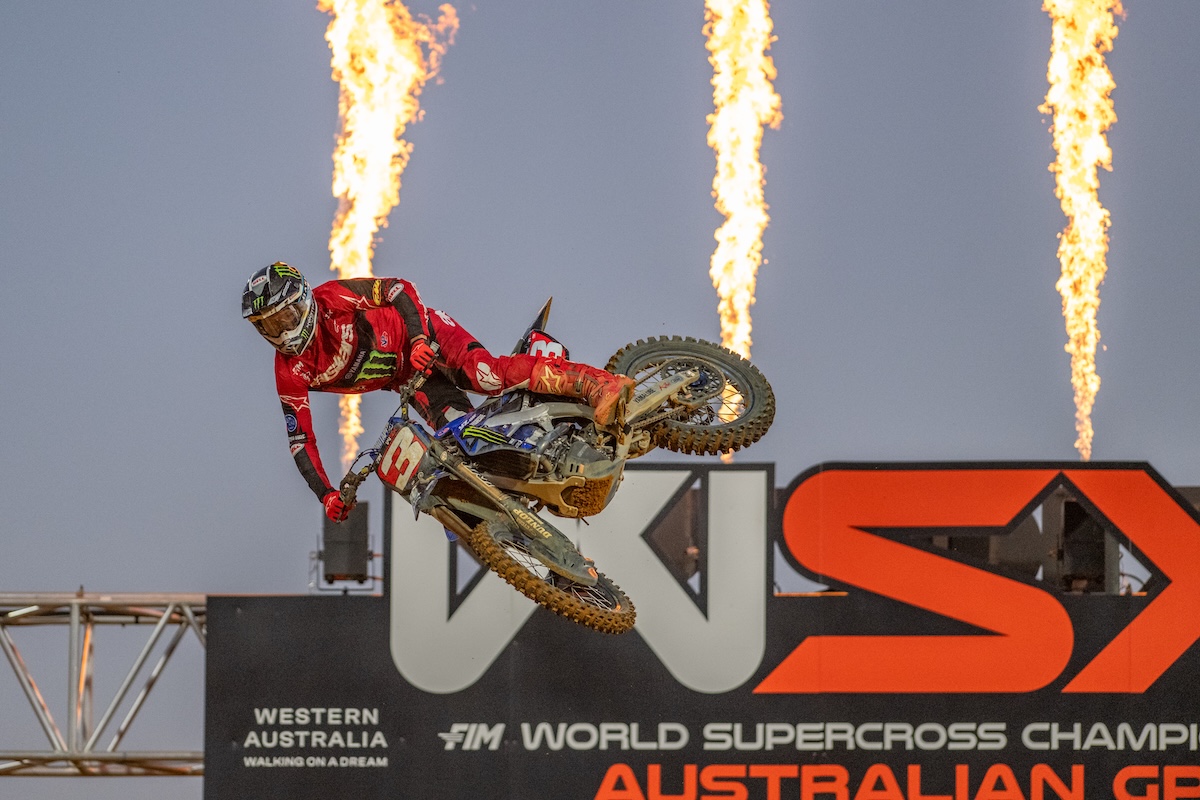 Eli Tomac supercross Australia 2024