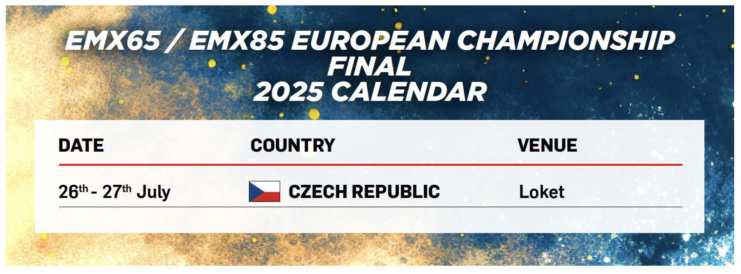 EMX65-85 calendario finale 2025