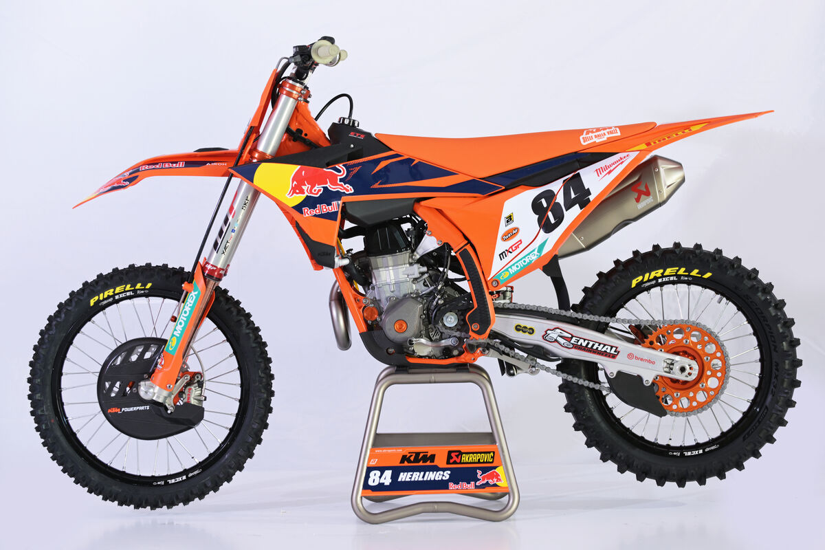 La moto di Jeffrey Herlings #84 versione 2025