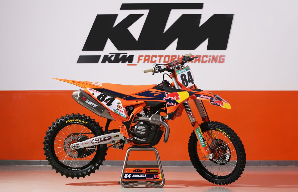 La moto di Jeffrey Herlings #84 versione 2025