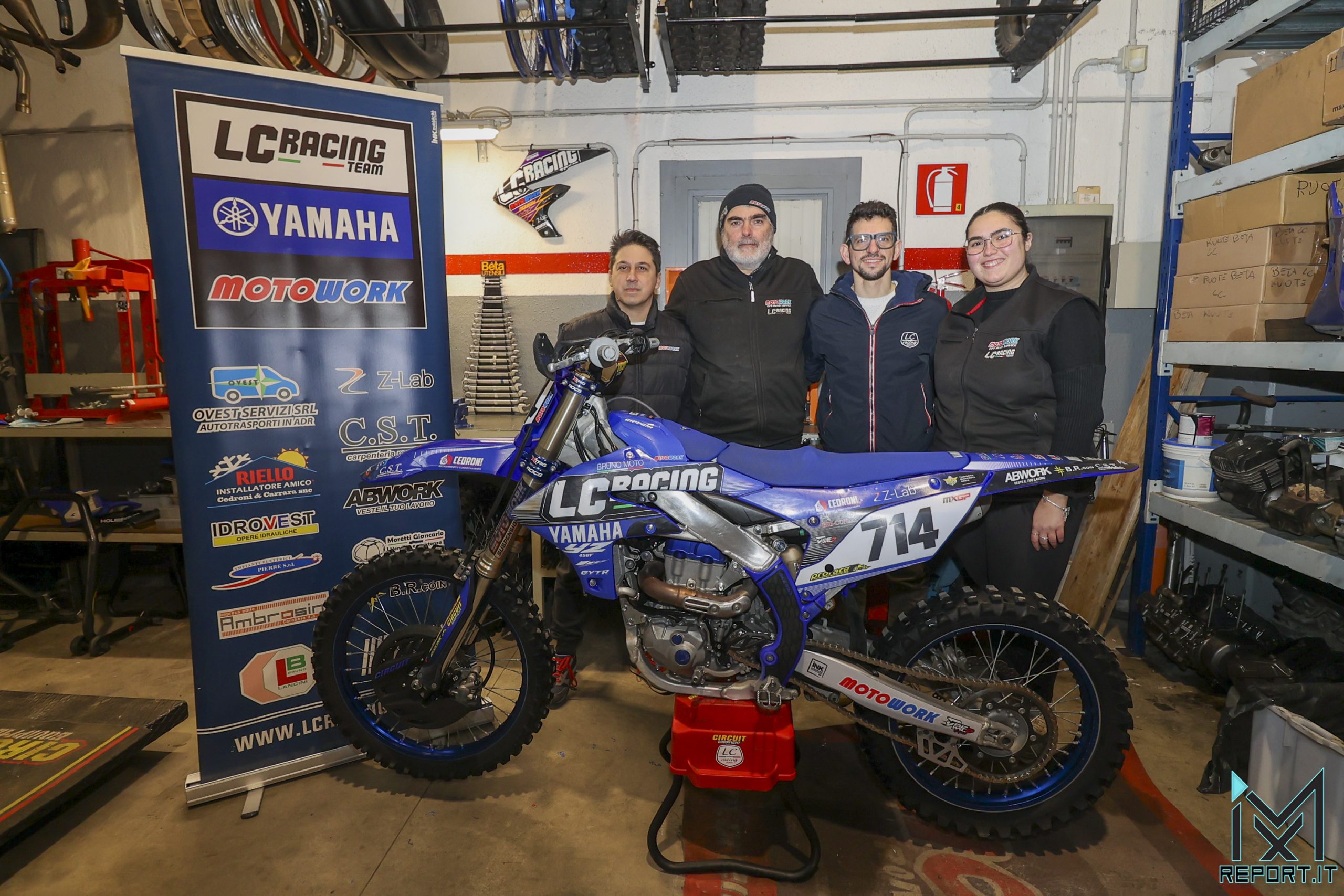 Il team L.C. Racing motocross 2025 con il ritorno di Nicholas Gipponi