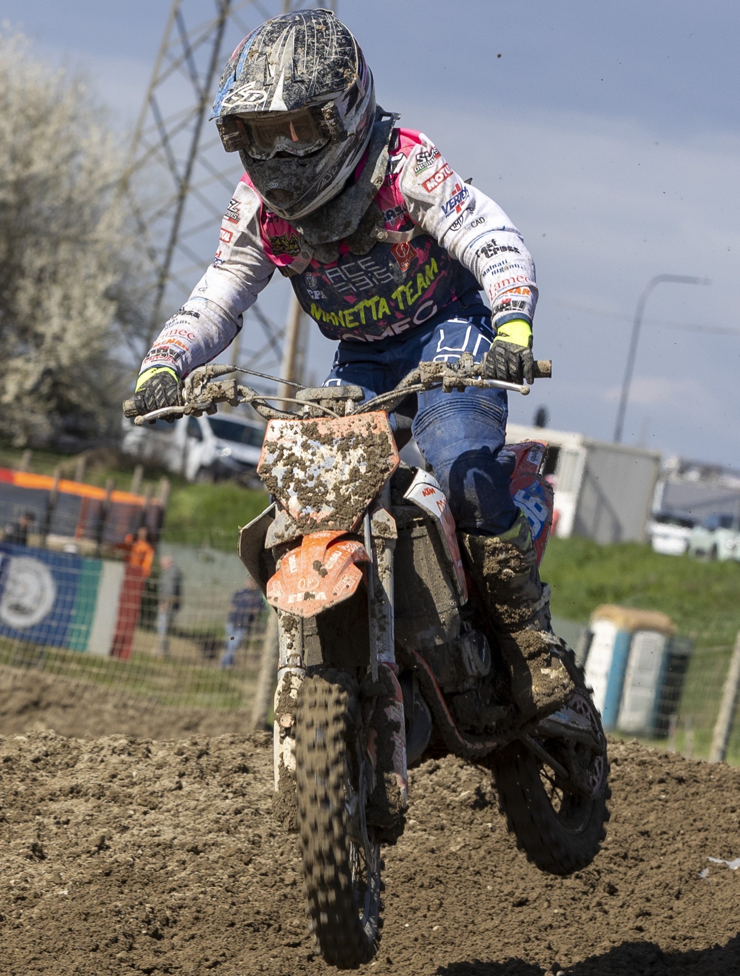 Federico Volpe in volo a Cremona